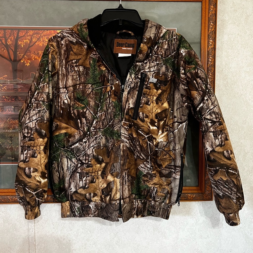 Youth Deer Camp hooded jacket